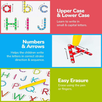 Magnetic Alphabet and Numbers Tracing Board