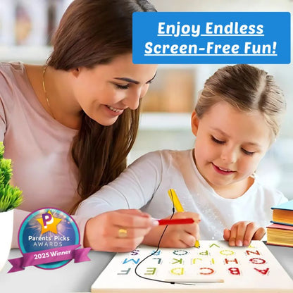 Magnetic Alphabet and Numbers Tracing Board
