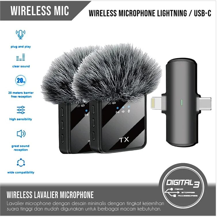 Wireless Lavaliere Microphone